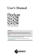 Eizo FLEXSCAN S2232W - User Manual preview