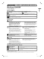 Предварительный просмотр 3 страницы Eizo FlexScan S2401W Setup Manual