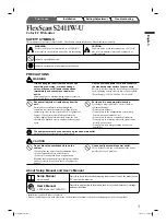 Preview for 3 page of Eizo FlexScan S2411W Setup Manual