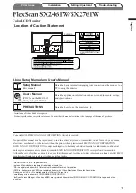 Предварительный просмотр 3 страницы Eizo FlexScan SX2461W Setup Manual