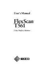 Eizo FLEXSCAN T561 - User Manual предпросмотр