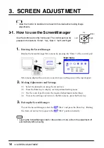 Предварительный просмотр 14 страницы Eizo FLEXSCAN T561 - User Manual