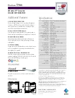 Preview for 2 page of Eizo FlexScan T566 Specifications