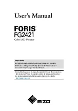 Eizo Foris FG2421 Manual предпросмотр