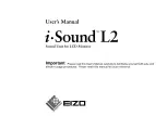 Preview for 1 page of Eizo i I-SOUND L2 I-SOUND L2 User Manual