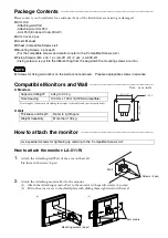 Preview for 2 page of Eizo LA-010-W User Manual