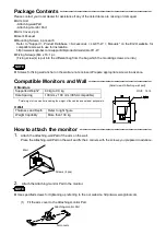 Предварительный просмотр 9 страницы Eizo LA-011-W User Manual