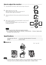 Предварительный просмотр 4 страницы Eizo LA-012-W User Manual