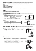 Предварительный просмотр 2 страницы Eizo LA-121-DA User Manual