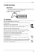 Preview for 3 page of Eizo LS-H32-D User Manual