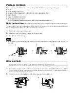 Preview for 2 page of Eizo LS-HM1-D User Manual