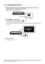 Preview for 20 page of Eizo MDF4601WT Setup Manual