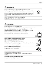 Предварительный просмотр 7 страницы Eizo RadiForce G11-S User Manual