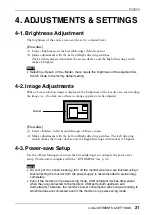 Предварительный просмотр 21 страницы Eizo RadiForce G33 User Manual