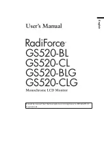 Preview for 3 page of Eizo RadiForce GS520-BL User Manual