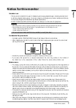 Предварительный просмотр 8 страницы Eizo Radiforce GX550 Instructions For Use Manual