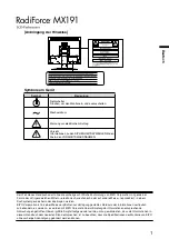 Предварительный просмотр 9 страницы Eizo RadiForce MX191 Instructions For Use Manual