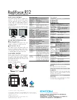 Preview for 2 page of Eizo RadiForce R12 Specifications