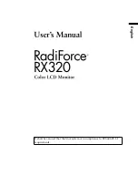 Preview for 3 page of Eizo RadiForce RX320 User Manual