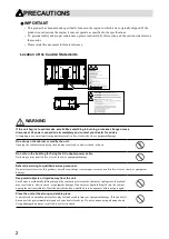 Предварительный просмотр 4 страницы Eizo RadiForce RX840 Instructions For Use Manual