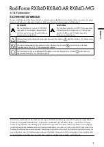 Предварительный просмотр 13 страницы Eizo RadiForce RX840 Instructions For Use Manual