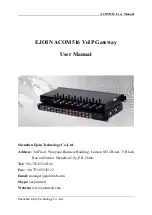 Предварительный просмотр 1 страницы Ejoin ACOM516 User Manual