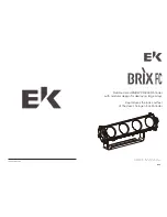 EK Brix FC User Manual preview