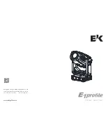 EK E1profile User Manual предпросмотр