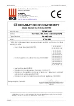 Preview for 2 page of eka KF 1010 UD Use And Instruction Manual