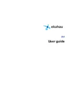 Ekahau A4 User Manual preview