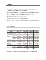 Предварительный просмотр 2 страницы Ekars ECS-220R ECS-230R Operating Manual