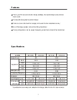 Предварительный просмотр 2 страницы Ekars EW-503S Operating Manual