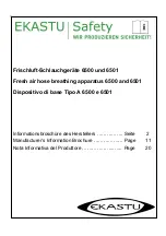 Preview for 1 page of ekastu 155 500 Manufacturer’S Information Brochure