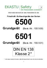 Preview for 2 page of ekastu 155 500 Manufacturer’S Information Brochure