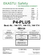 Preview for 2 page of ekastu P4-PLUS Manual