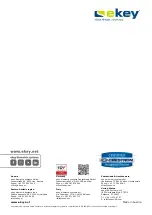 Preview for 17 page of eKey FS IN Crestron Series Operating Instructions Manual