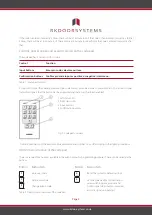 Preview for 6 page of eKey home FS OM Operating Instructions Manual