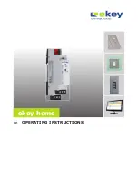 eKey home KNX RS-485 Operating Instructions Manual preview