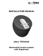 eKey TOCAnet Installation Manual preview