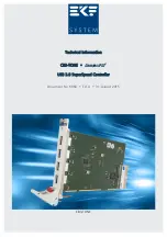 Предварительный просмотр 2 страницы EKF CompactPCI CB3-TONE Technical Information