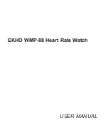 EKHO WMP-88 User Manual preview