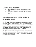 Preview for 3 page of EKHO WMP-88 User Manual