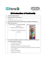 Предварительный просмотр 12 страницы eKids CO-070 Manual