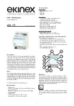 Предварительный просмотр 1 страницы Ekinex EK-BG1-TP Manual