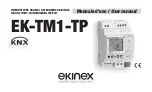 Ekinex EK-TM1-TP User Manual предпросмотр