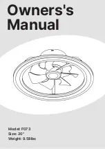 Предварительный просмотр 1 страницы EKIZNSN F073 Owner'S Manual