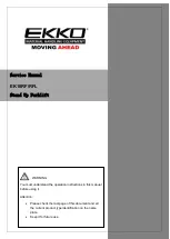 Preview for 1 page of EKKO EK18RF Service Manual