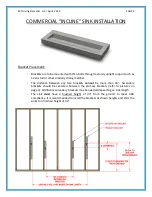 Предварительный просмотр 3 страницы EKO Commercial Sinks Installation Manual