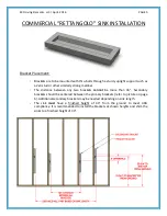 Предварительный просмотр 5 страницы EKO Commercial Sinks Installation Manual