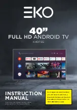 Preview for 1 page of EKO K40FSG Instruction Manual